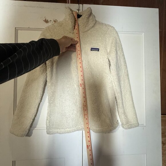 Patagonia Los Gatos Fleece Quarter Zip Pullover Sweater Sherpa Cream Size XS - Picture 4 of 10